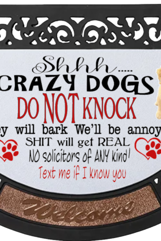 Front Door Mat that will make an excellent gift for any pet / dog owner.