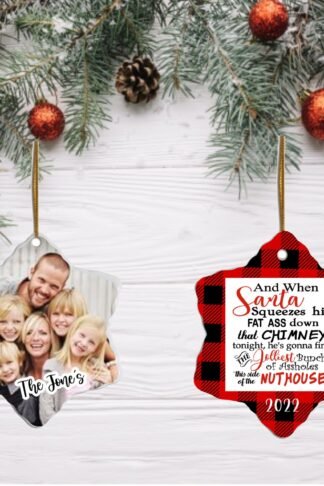 Personalized sublimation ornaments with vibrant, custom-printed designs. Each ornament features a detailed colors and personalized text or images. Perfect for gift giving, memorial for a loved one, Baby’s First Christmas, or…… Adding a unique, personal touch to holiday décor, these ornaments hang from a festive ribbon, ready to adorn any Christmas tree.