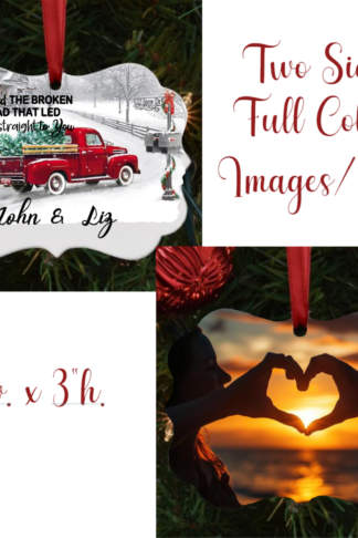 "Celebrate the journey that brought you together. 💖 Personalize this Benelux-shaped ornament with names or dates for a heartfelt keepsake."