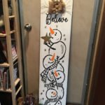 Believe Snowmen Hand Painted Christmas Wood Signs for all of your  Christmas decorations, holiday decor, winter wall decorations. (Copy) (Copy)